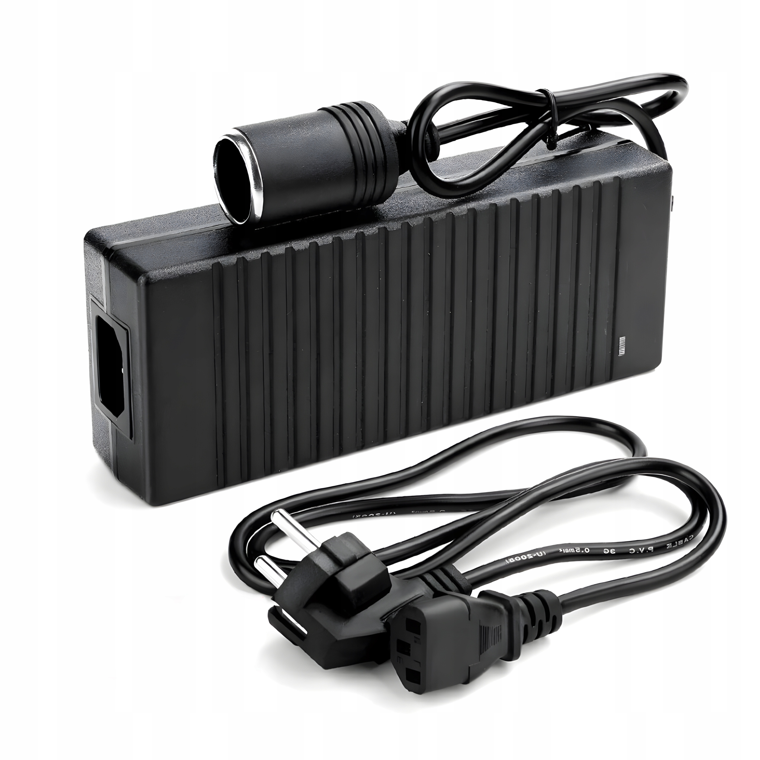 Zasilacz Przetwornica Reduktor Napięcia Gniazda Zapalniczki 230V-> 12V 180W
