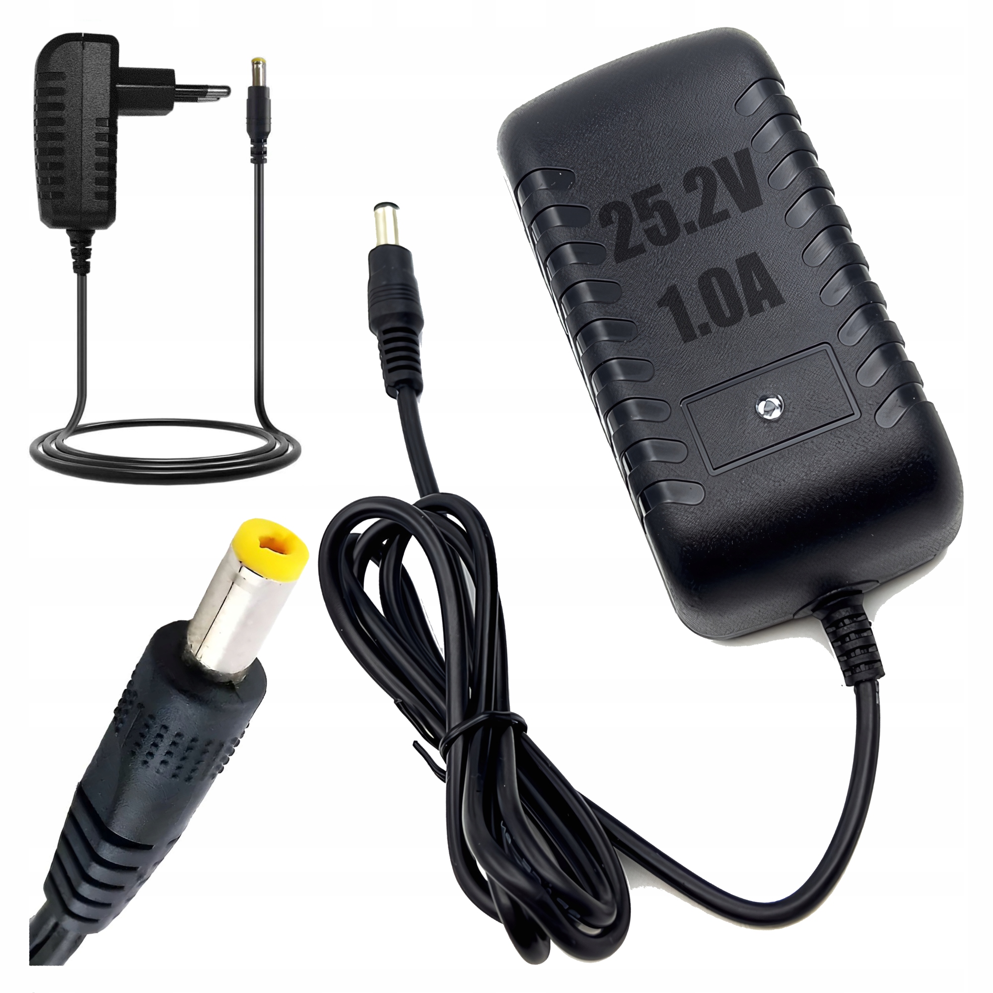 ŁADOWARKA PISTOLET DO MASAŻU AC/DC ZASILACZ 230V 50/60Hz 1.0A 25.2V Li-Ion