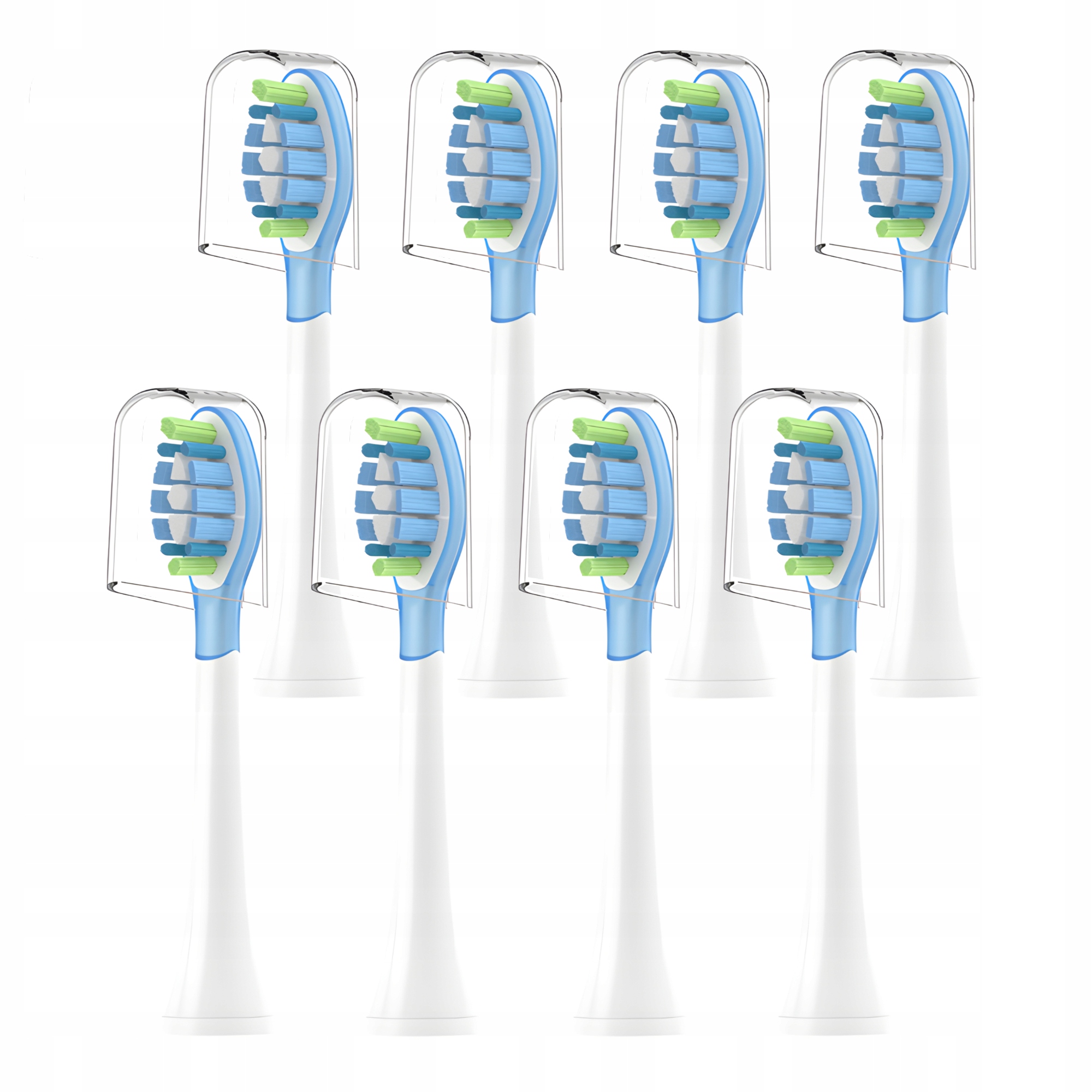 8 KOŃCÓWKI DO SZCZOTECZEK Philips Sonicare ZAMIENNIK C3 PREMIUM WHITE białe